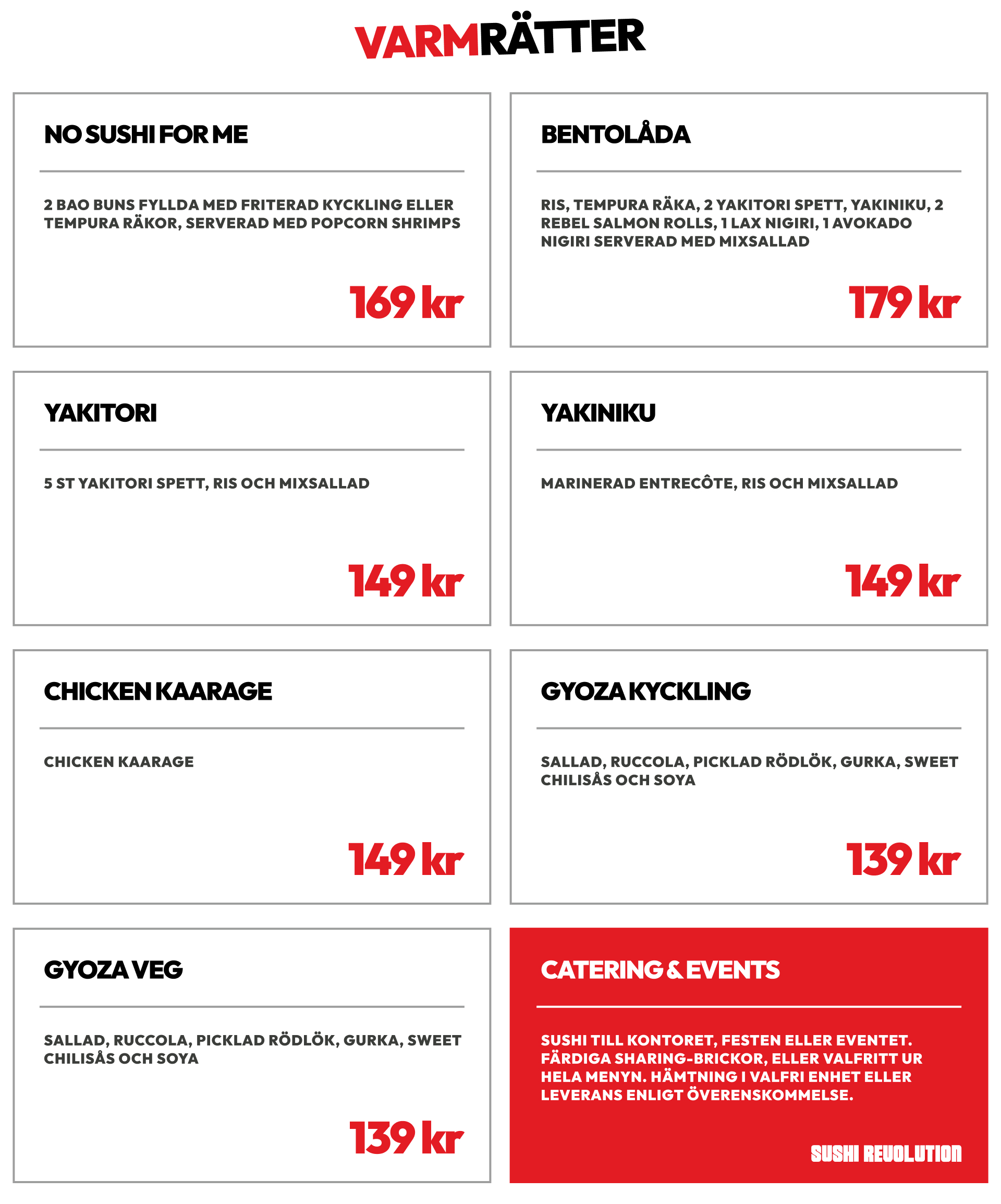 sushi catering varmr&auml;tter