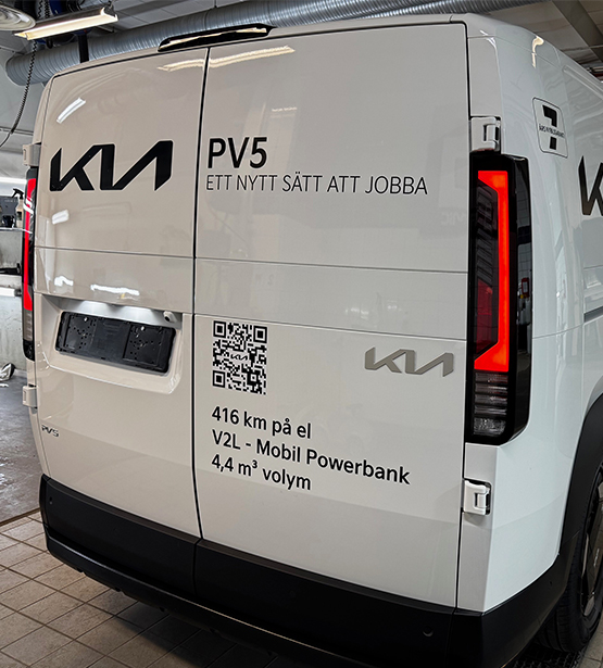 Stripa en företagsbil Stockholm