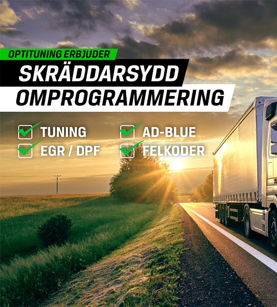 Optimerad motor för lastbilar Optimerad motor för lastbilar