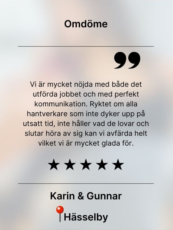 Montera kök smidigt stockholm