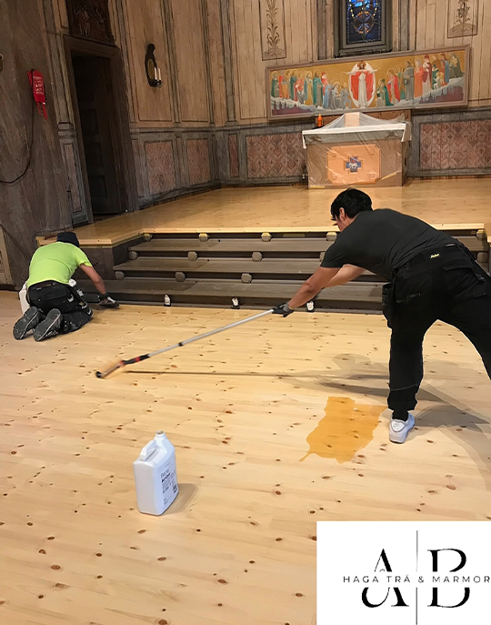 Slipa golv i Stockholm