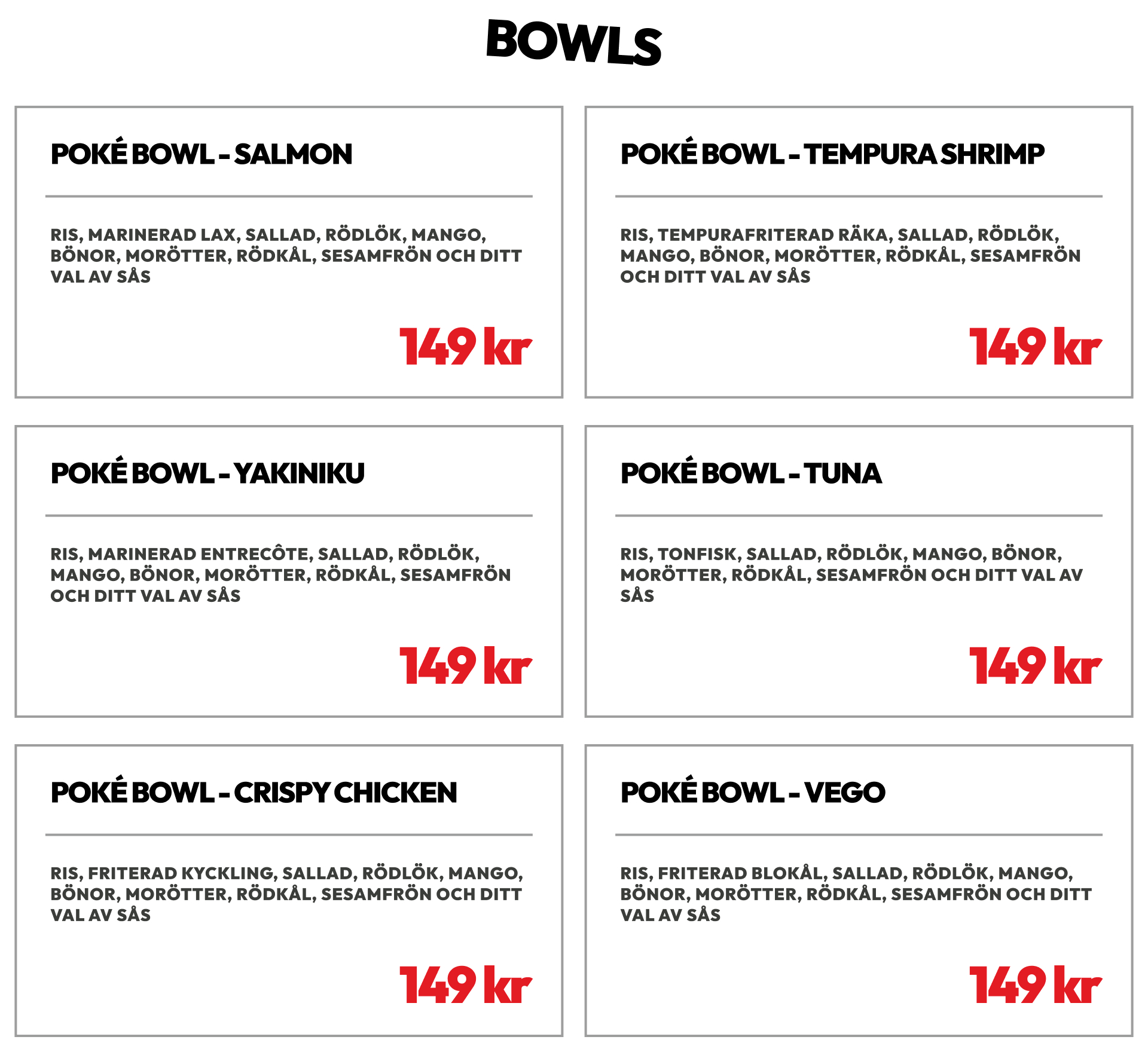 bowls meny sushi catering i stockholm
