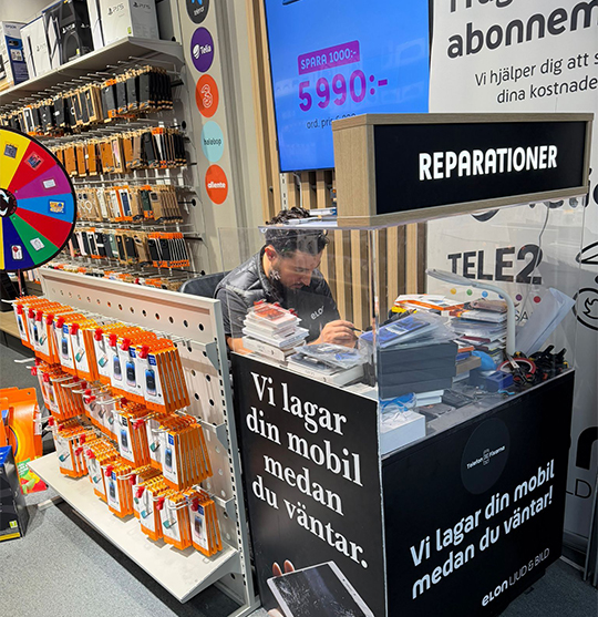 Mobilreparation trasig kamera Stockholm